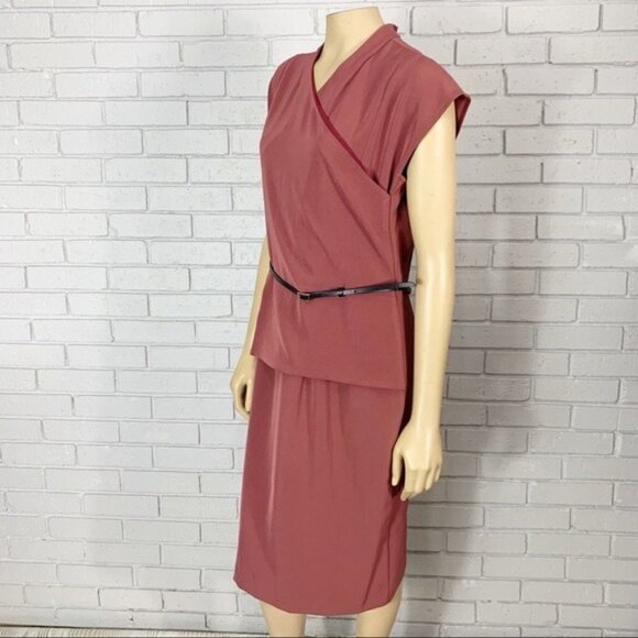 M.M. LaFleur The Elecia Brick Red Dress - Size 14 - Picture 9 of 15